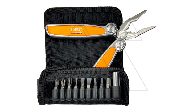 Нож складной многофункциональный с фирменным логотипом OBO Bettermann