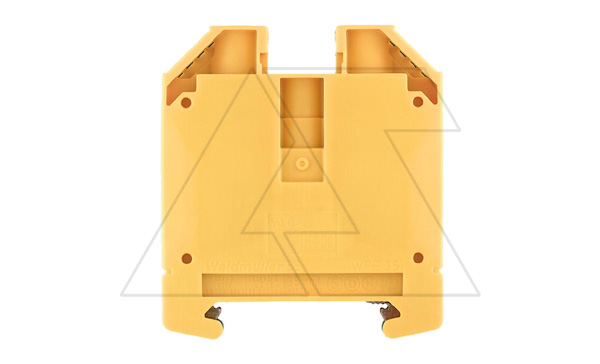 Клемма WPE 35 для заземления, желто-зеленая