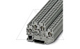 Клемма двухъярусная STTB 2,5 /5,2mm, пружинная, 4 присоед., 2,5(max 4)mm2, 22A, 500V, серая от интернет-магазина amperkin.by