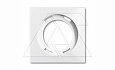 Basic 55 - Лицевая панель для световых сигнализаторов скрытой установки (белый) от интернет-магазина amperkin.by