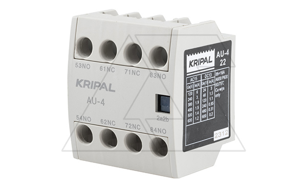 Блок-контакт вспом. AU-4-22, 2NO+2NC, фронт. монтаж, для контакторов UKC(D)-9_95