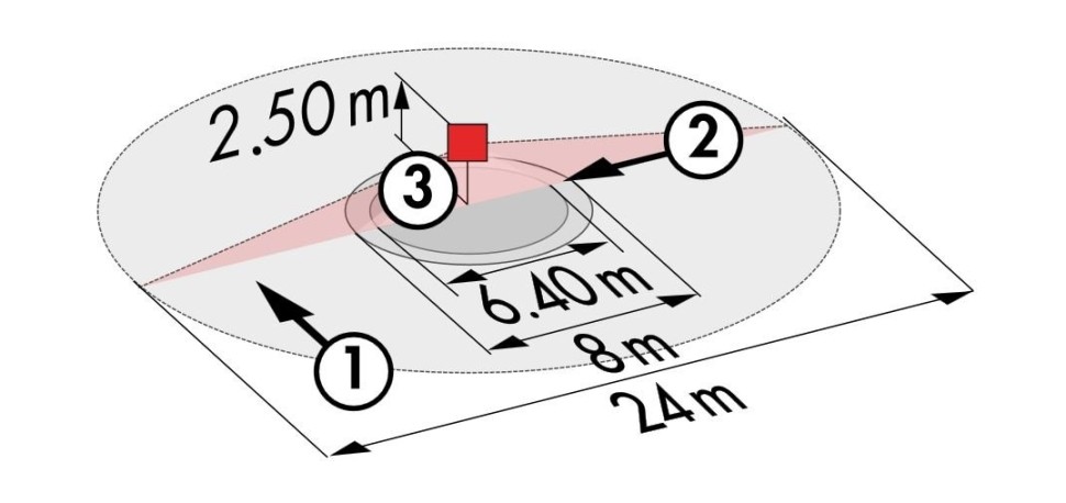 Датчик присутствия B.E.G. PD4N-KNX-DX-FM