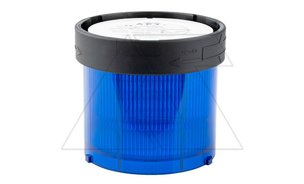 Модуль постоянного света TL-70, синий, LED, 24VAC/DC, d=70mm, IP65