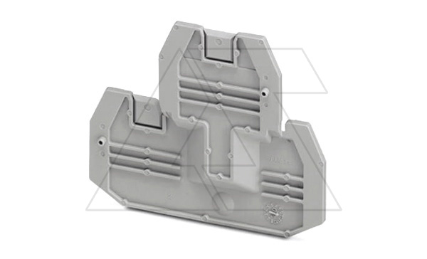 Крышка концевая D-UTTB 2,5/4 /2,2mm, для винтовых клемм UTTB 2,5..4, серая