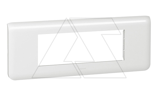 Mosaic - Рамка 6M гориз., белый (суппорт 80253)