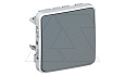 PLEXO - Переключатель на 2 направления, IP55, пруж. зажимы, серый от интернет-магазина amperkin.by