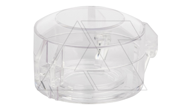 Кожух защитный, пломбируемый, прозрачный, для грибовидных кнопок d=40mm 22mm