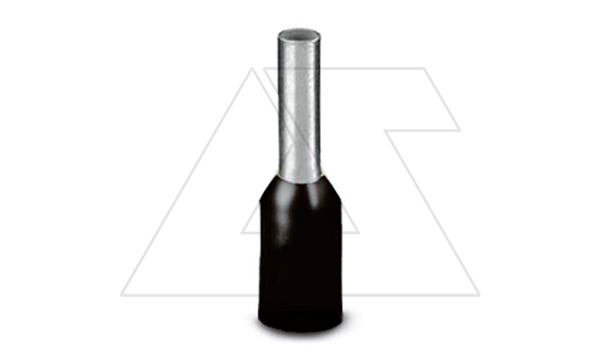 Кабельный наконечник AI 1,5 - 8 BK изолированный, сечение 1,5mm2, длина 8mm, черный (упак. 100шт.)