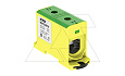 Клемма Morek OTL240 желто-зеленая, 1xAl/Cu 35_240mm², 425(CU)/380(AL)A, 1000V, винтовые зажимы от интернет-магазина amperkin.by