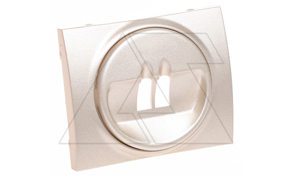 Galea Life - Обрамление для розетки аккустической, Titanium