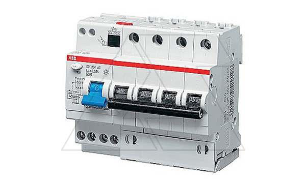 Дифф. авт. выключатель DS204 AC-C40/0.03, 4P C 40A 30mA Icu=10kA 6M