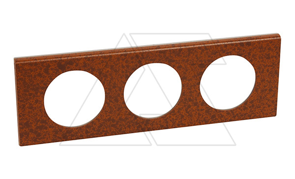 Celiane - Рамка 3 поста патина феррум