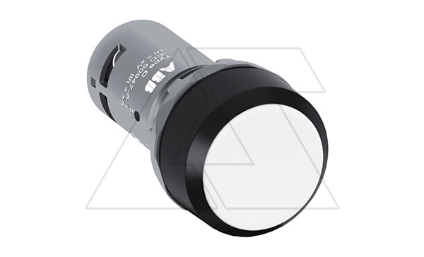 Кнопка CP1-10W-01, белая, без фиксации, 1NC, 1A, IP66, пластик, 22mm