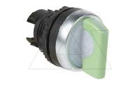Osmoz - Переключатель с подсветкой 3 положения с фиксацией, 45°(10-12-2 час.), M22, IP66, зеленый