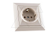 OPAL - Розетка 2P+E, бежевый от интернет-магазина amperkin.by