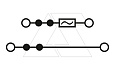 Клемма двухъярусная с держателем предохранителя CYDLF4L6-60V /6x94,5mm, винтовая, 4 присоед., 4(max 6)mm2, 10/32A, 500V, LED 6-60V, серая от интернет-магазина amperkin.by