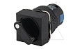 Переключатель LA115-C-11XF, 0-I, фиксация, черный, квадратный, 1CO, 16mm, IP40 от интернет-магазина amperkin.by
