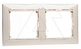 Valena - Рамка 2 поста, верт/гориз, слоновая кость (инд. упаковка) от интернет-магазина amperkin.by