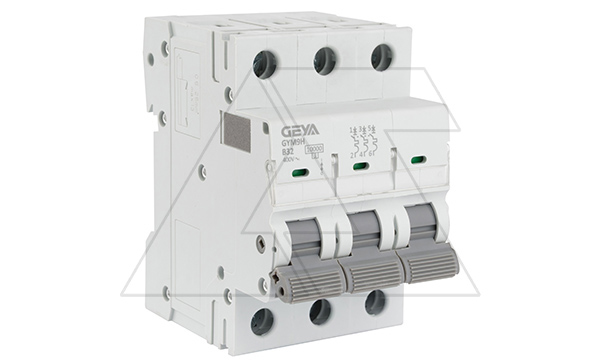 Авт. выключатель GYM9H-3P-32B, 3P, 32A, хар-ка B, 10kA, 3M