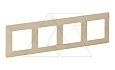 Valena Life - Рамка 4 поста верт/гориз, слоновая кость от интернет-магазина amperkin.by