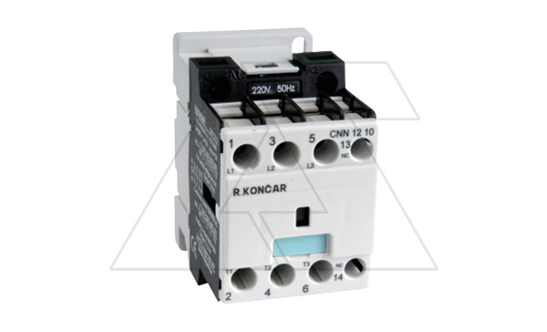 Контактор CNN 12 10 220/230V 50Hz, 3P, 12A/(25A по AC-1), 5.7kW(400VAC), 220/230VAC, 1NO