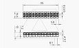 Клеммник 72 CE WS разрезаемый, 12шт, 4мм², 32A, 450V, белый, полипропилен от интернет-магазина amperkin.by