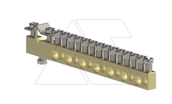 Шинка латунная L-15, 1x25+14x10mm2