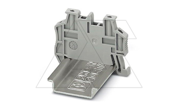 Стопор концевой CLIPFIX 35-5 /5,15mm, с реечным контактом, серый