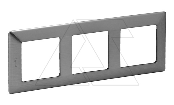 Valena Life - Рамка 3 поста верт/гориз, сталь