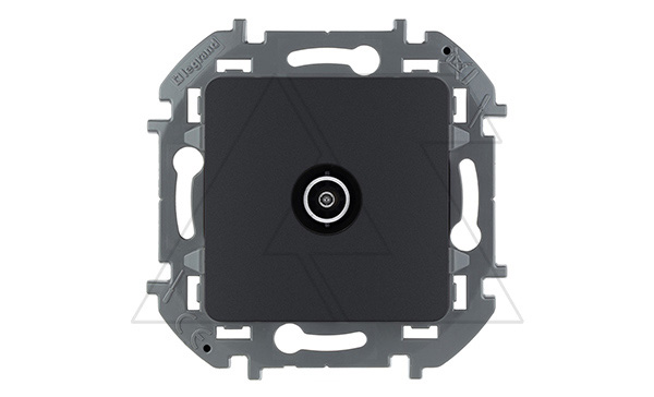 Inspiria - Розетка TV проходная 14дБ (антрацит)