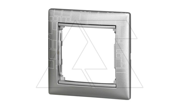 Valena - Рамка 1 пост, алюминий модерн