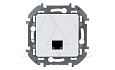 Inspiria - Розетка 1хRJ-45 UTP CAT5E (белый) от интернет-магазина amperkin.by