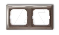 Basic 55 - Рамка на 2 поста (серый)