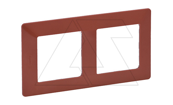 Valena Life - Рамка 2 поста верт/гориз, терракота