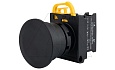 Кнопка грибовидная 40mm PB3E, черная, с фиксацией, без подсветки, 1NC, 6A 230VAC/24VDC, 22mm, IP65 от интернет-магазина amperkin.by