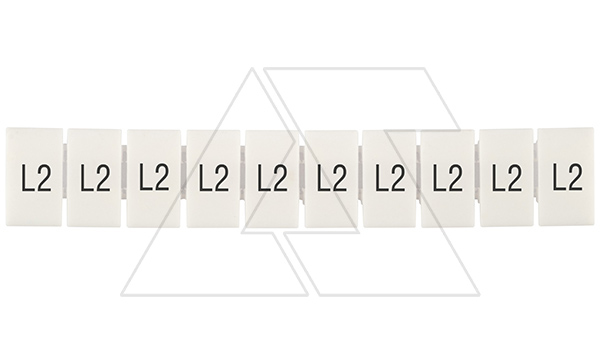 Маркировка клеммных модулей CA509/K5/H/L2 для клемм 5mm, гориз. "L2" (упак. 100шт.)