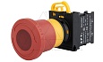 Кнопка аварийной остановки PB3E 40mm, разблок. поворотом, 1NC, 6A 230VAC/24VDC, с подсветкой без LED, 22mm, IP65 от интернет-магазина amperkin.by