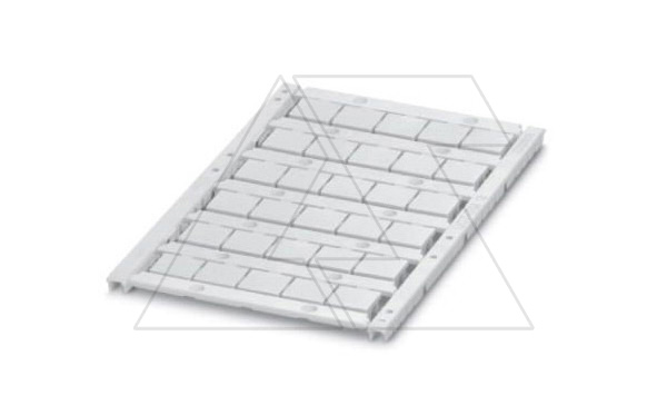 Маркировка для клеммных модулей UCT-TM 12 для клемм 12,2mm, 30 элементов, PC, белая