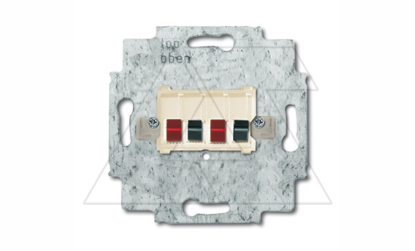 Basic 55 - Розетка для динамиков на 2 клеммы (лицевая накладка заказывается отдельно)