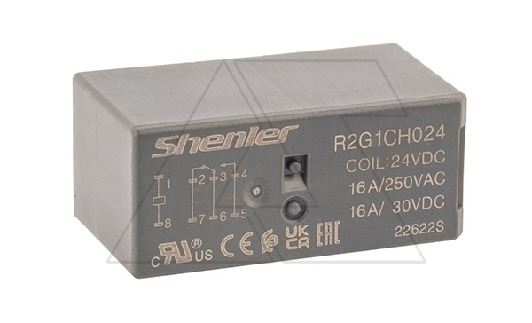 Реле R2G1CH024, 1CO, 16A(250VAC/30VDC), 24VDC,  растр. 5mm, IP50