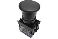 B-DOD-B-(BA-B1)-IP50 Кнопка черная пластиковая 1НО без фиксации вертикальная стрелка