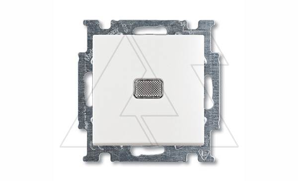 Basic 55 - Выключатель с подсветкой (белый, блистер)