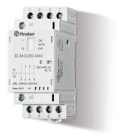 Контактор 22.34.0.230.4320, 4NO, 25A(250VAC/30VDC), 230VAC/DC