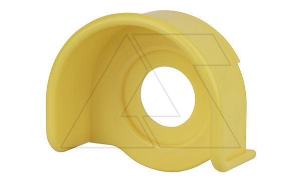 Козырек защитный от случайных нажатий, желтый, для авар. кнопок 22mm, d=60mm, h=32mm