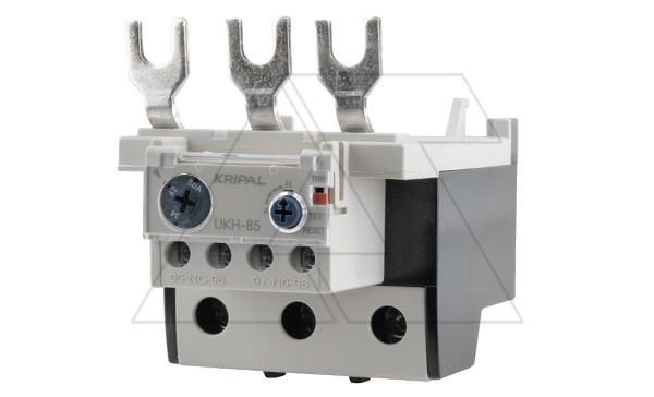 Реле тепловой перегрузки UKH-85, It=34_50A, 1NO+1NC, CLASS 10A, прямой монтаж для UKC(D)-50_95