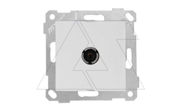 Rita - Розетка TV, оконечная, белый