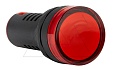 Индикатор мигающий светодиодный моноблочный AD116-22DFS, красный, LED 220VAC/DC, IP50, 22mm от интернет-магазина amperkin.by
