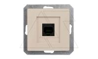 OPAL - Розетка RJ-45 UTP кат.6, бежевый