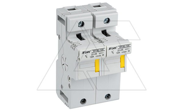 Держатель вставок плавких цилиндр., 2P, 125A, 690VAC, 22x58mm, 4M