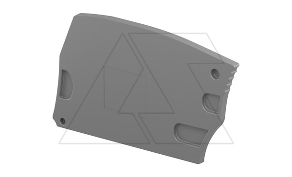 Концевой сегмент ES6-3S для клеммs ZS6-3S, темно-серый